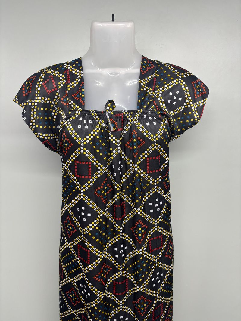 Sareena Print Elastic Nighty