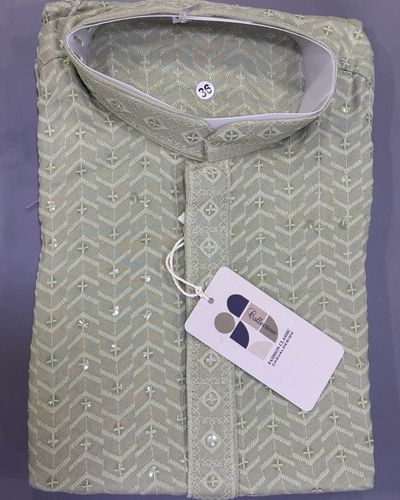 Men's Rayon Lucknowi Chikan Kurta