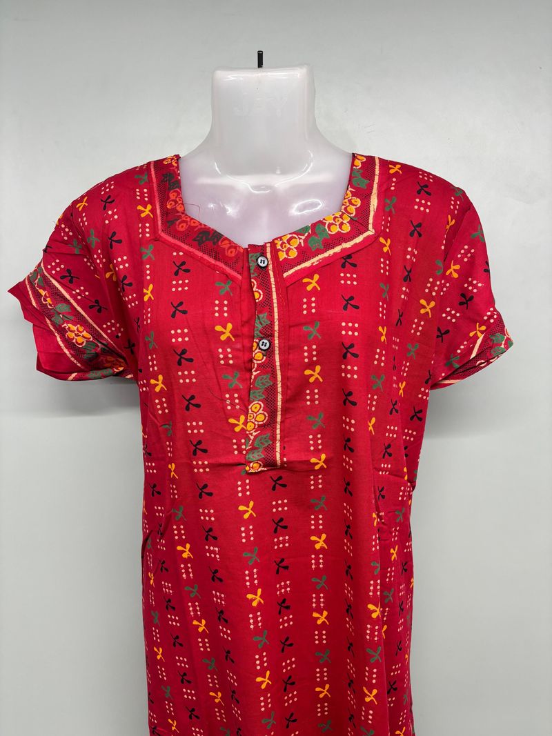 Gujari Button Nighty