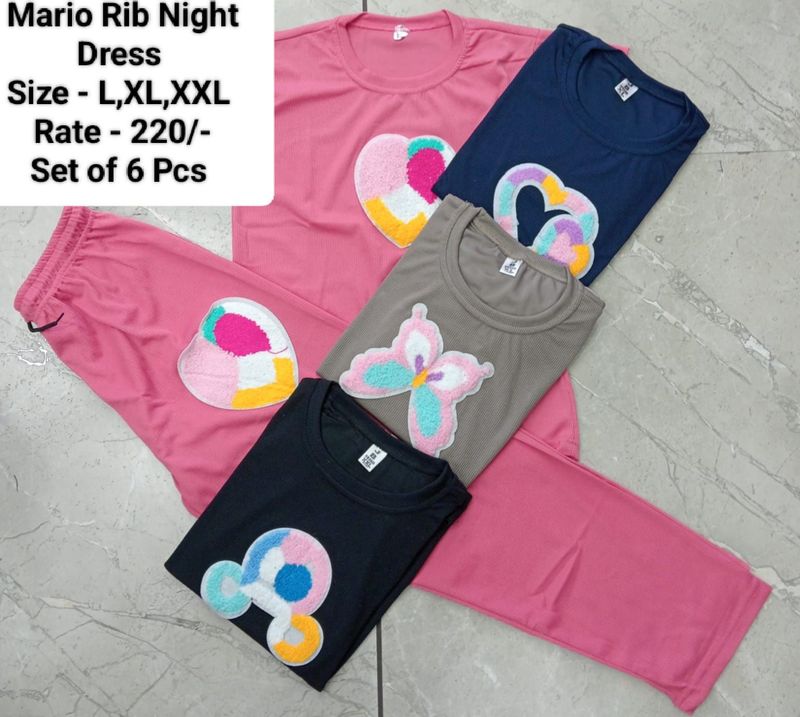 Mario Rib Night Dress