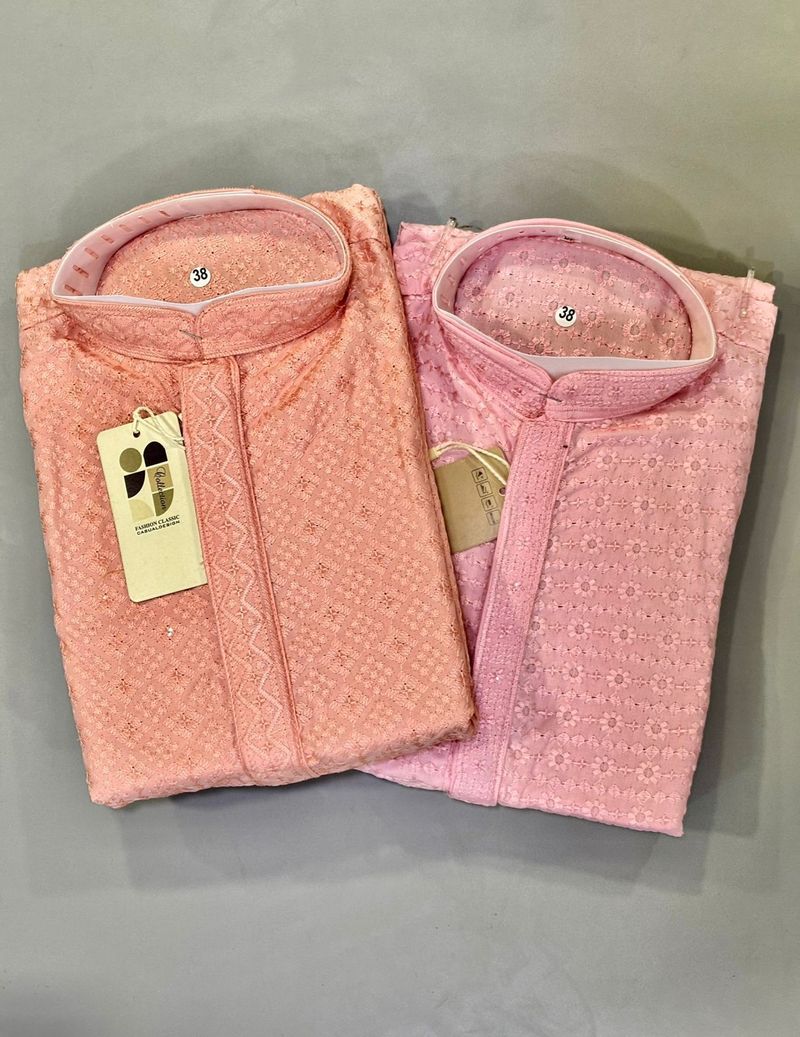Men's Rayon Chicken Kurta