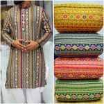 Men's Kurta Bandhani Print 3