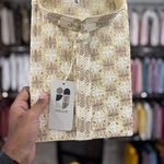 Matte Golden Sequence Work Kurta 2
