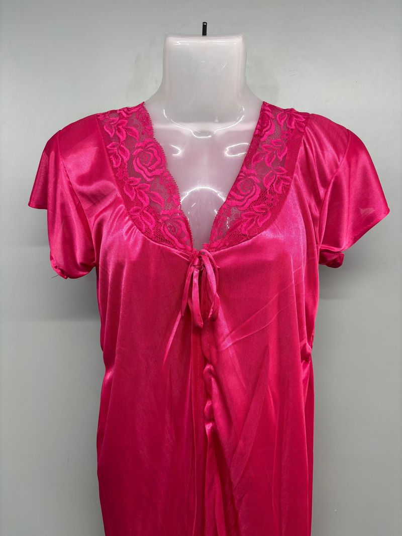 Cloth Bright Lycra 2-piece Nighty