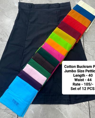 Cotton Buckram Pata Jumbo Size Petticoat