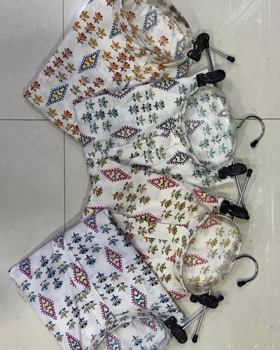 Reyon Foil Daman Print Kurta