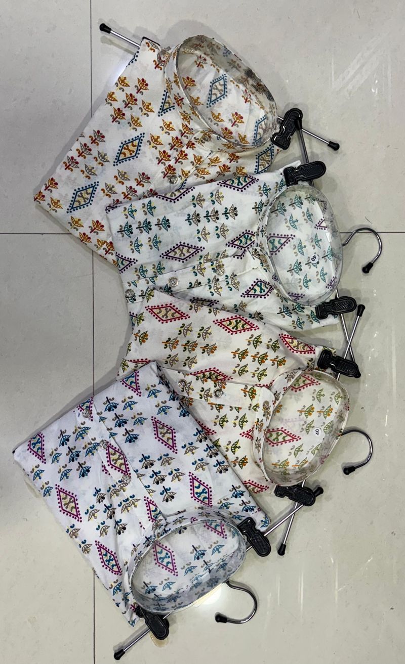 Reyon Foil Daman Print Kurta