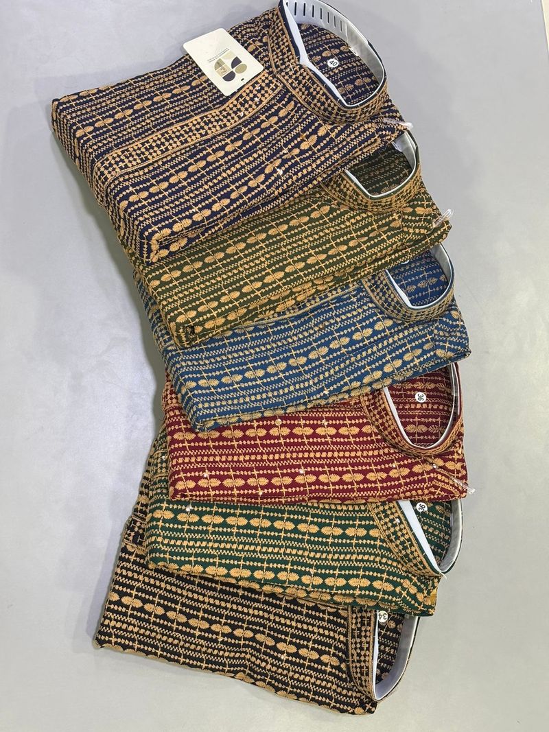 Men's Rayon Chicken Kurta