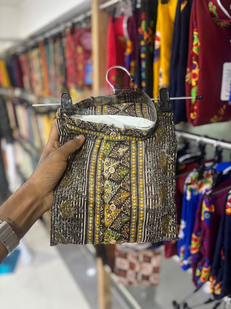 Magic Cotton Foil Print Kurta