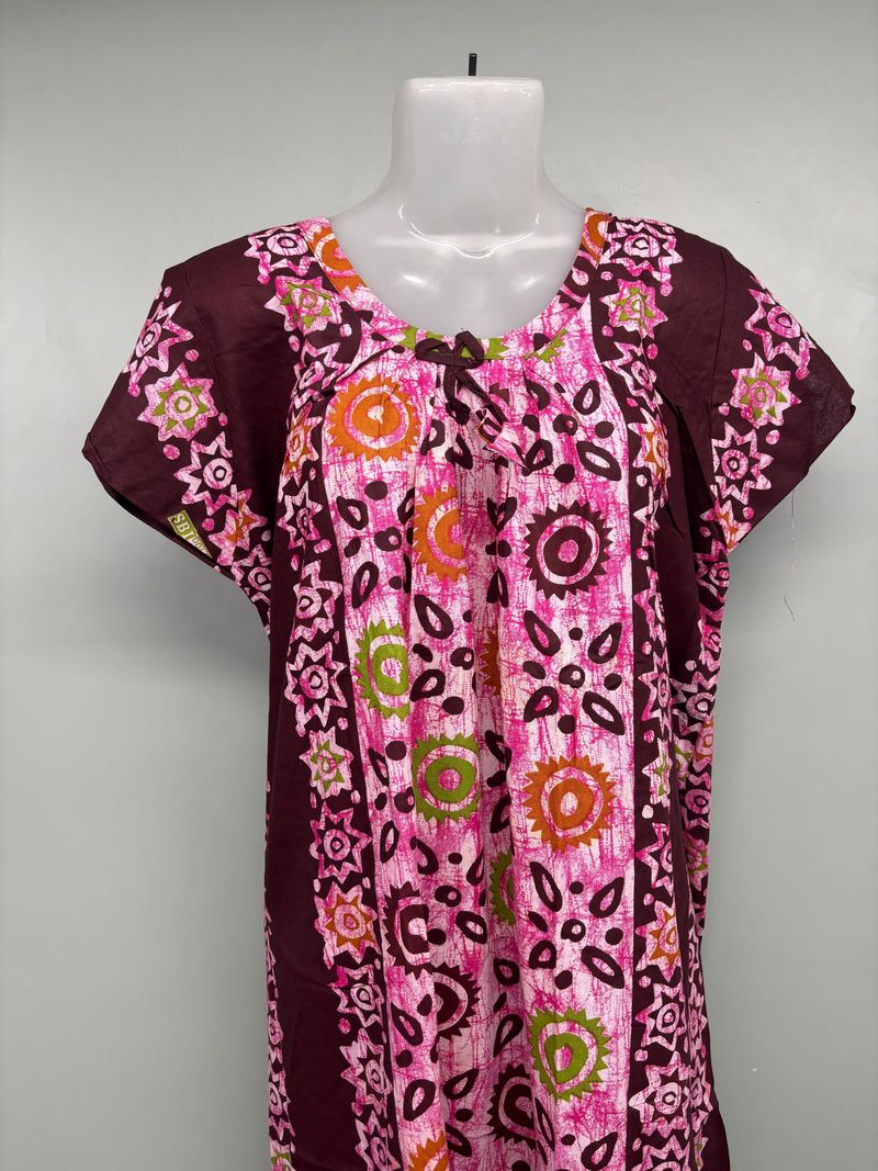 Cloth Cotton Procin Round Neck Nighty