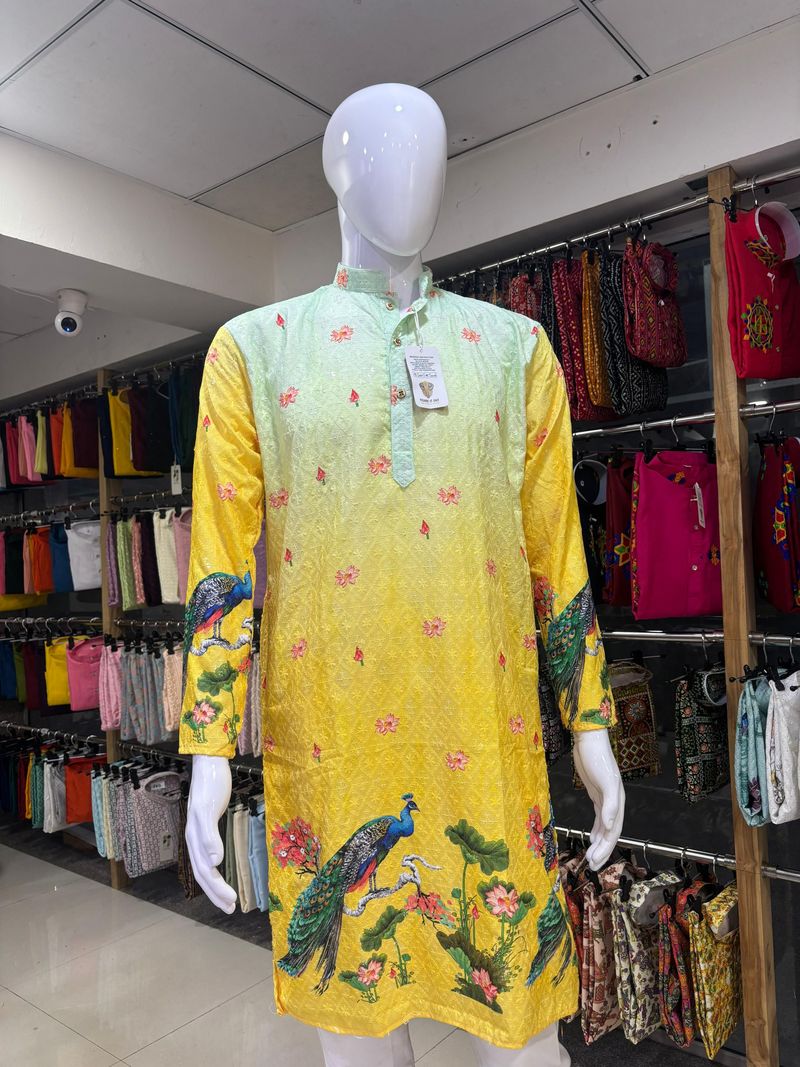 Festival Special Daman Print Kurta