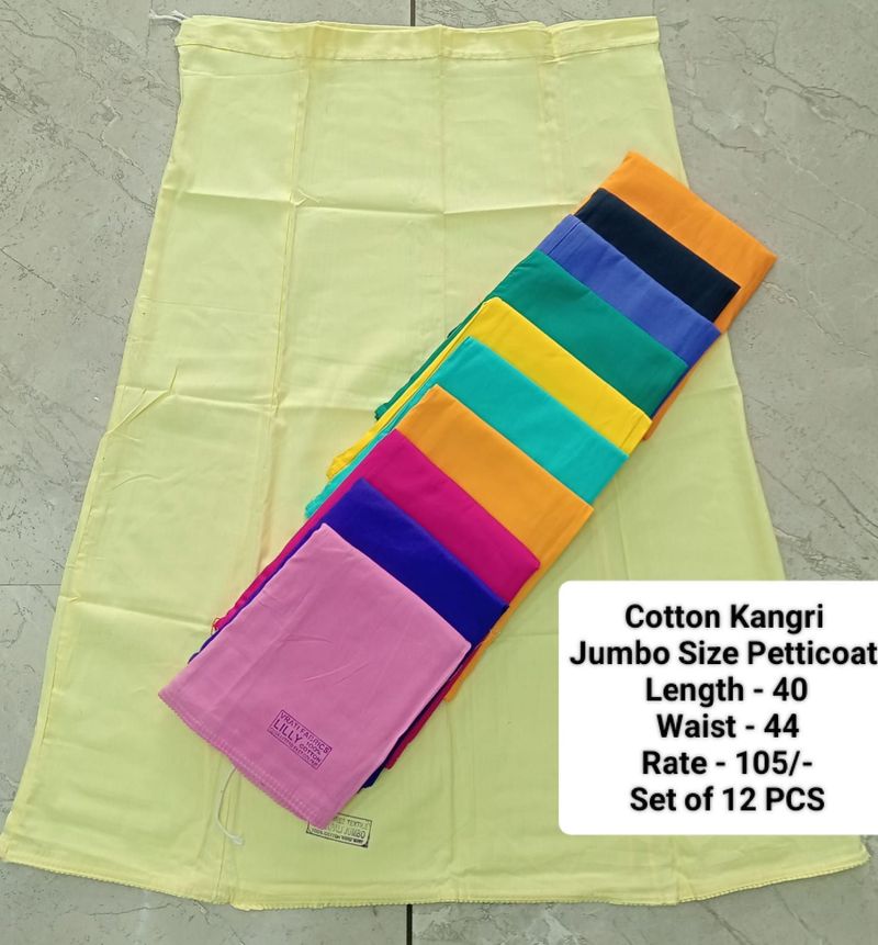 Cotton Kangri Jumbo Size Petticoat