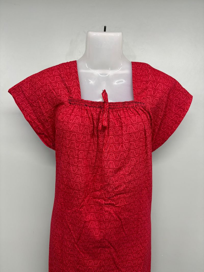 Cloth Cotton Procin Button Nighty