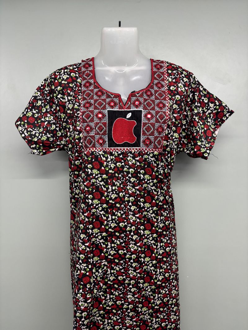 Cotton Procin Work Nighty