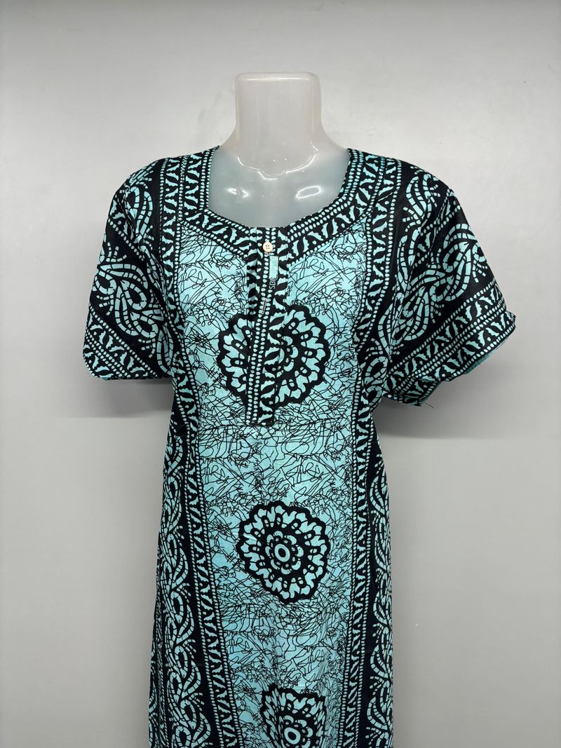 Cloth Cotton Procin Button Nighty