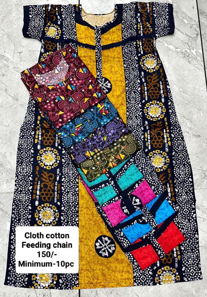 Cloth Cotton Feeding Chain Nighty