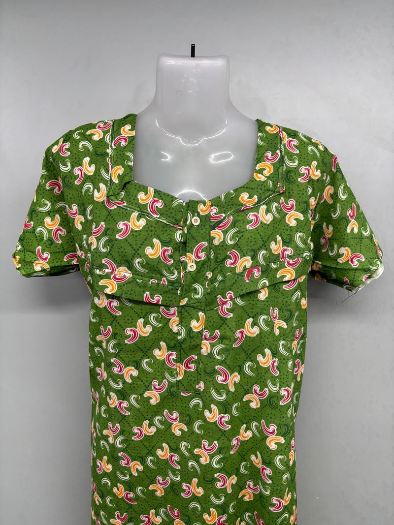 Chirag Cotton Feeding Chain Nighty