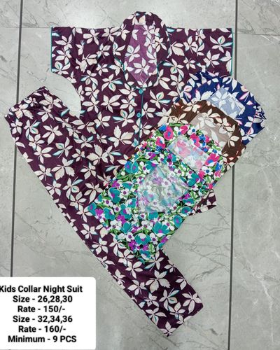 Kids Collar Night Suit