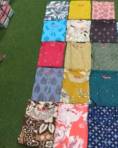 Branded Rayon Kurtis with Pocket